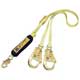 1240416 DBI EZ Stop II Twin Leg Lanyard with Rebar Hooks