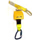 21212, 7' Retractable Lanyard on swivel plate with Shock Absorber