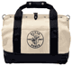 5003-18 18" Pocket Canvas Tool Bag � with Leather Bottom