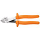 D2000-48-INS Klein 8" Insulated High-Leverage Diagonal-Cutting Pliers - Angled Head