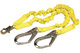 1244409 DBI ShockWave2 Twin Leg Lanyard w/Aluminum Hooks