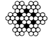 3/8" x 7 x 19 Galvanized Wire Rope