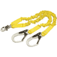 1244412 DBI ShockWave2 Twin Leg Lanyard w/Steel Hooks