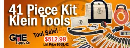 41 Piece Klein Tools Professional Tool Kit