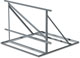 7'6" Roof Frame Non-Penetrating Frame Kit, 2 72" Pipes
