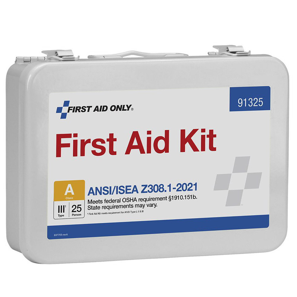 First Aid Only Ansi A Person Metal Ansi Compliant First Aid Kit