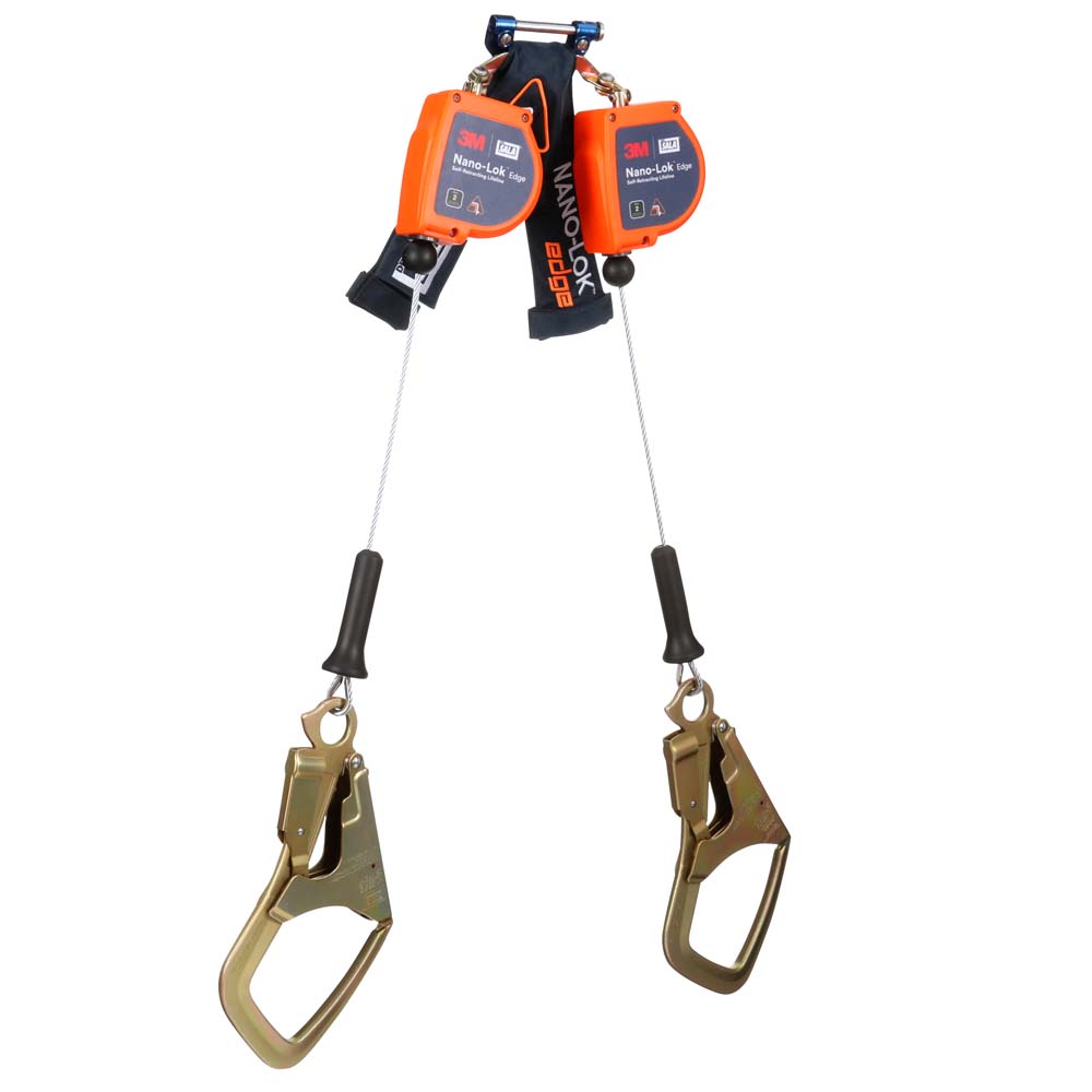 M Dbi Sala Nano Lok Twin Leg Personal Foot Self Retracting Lifeline