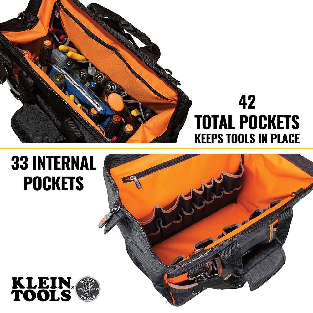 Klein Tools Tradesman Pro Wide-Open Tool Bag - GME Supply