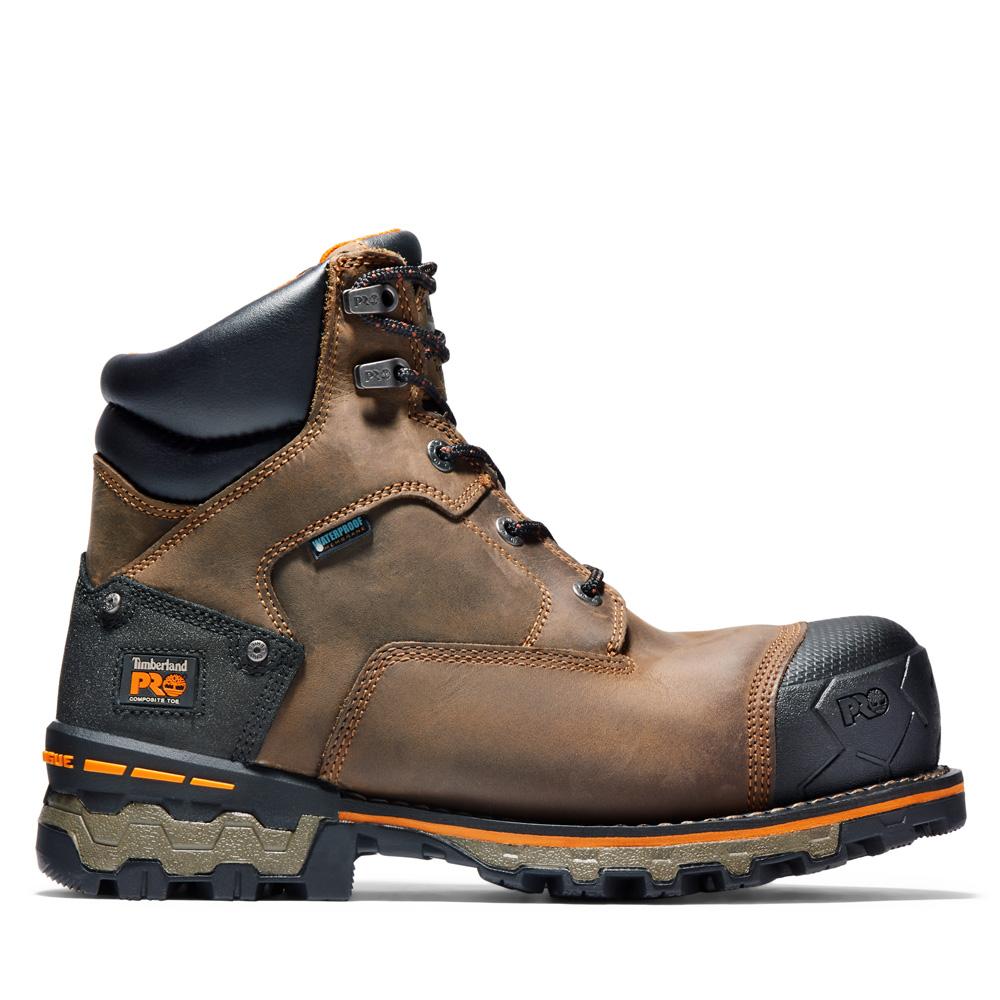 Timberland Pro Mens Boondock 6 Inch Composite Toe Waterproof Work Boots 