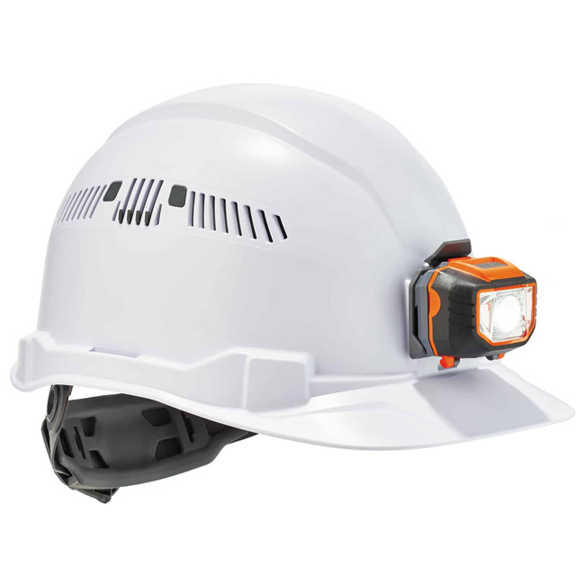 Ergodyne Skullerz 8972LED Class C Cap-Style Hard Hat + LED Light with Ratchet Suspension