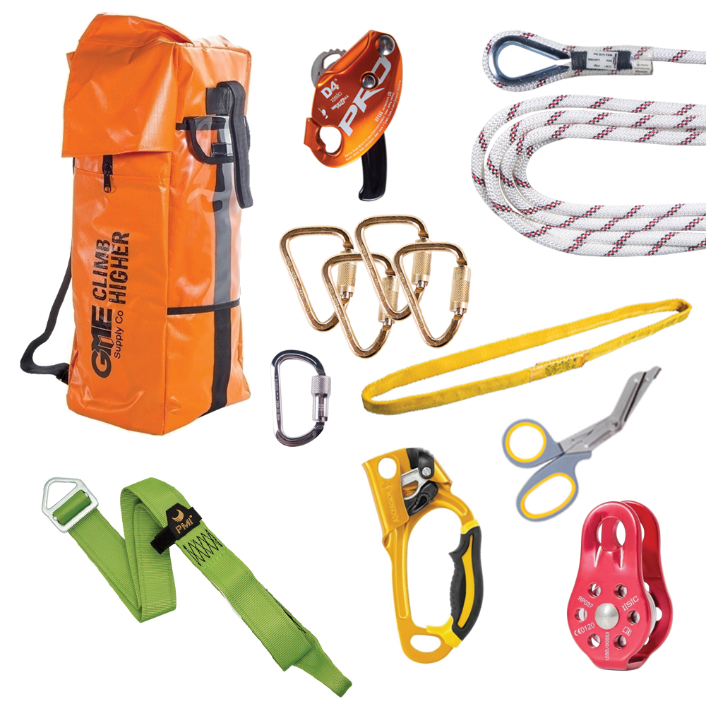 GME Supply 7/16 Inch Rope Tower Z Rig Rescue Kit