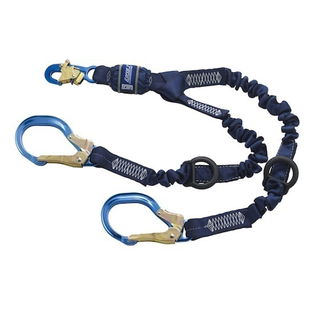 3m Dbi Sala Force2 Elastic Shock Absorbing Twin Leg Lanyard