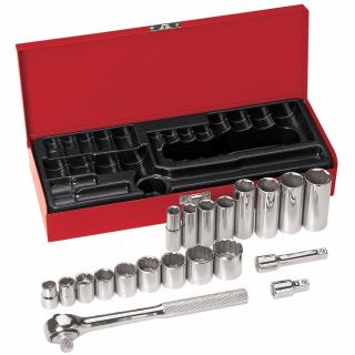Klein Tools 3/8 Inch Drive Socket Wrench 20 Piece Set