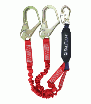 Twin Leg Shock Absorbing Lanyards  Fall Arrest Protection Equipment &  Safety Gear - GME Supply