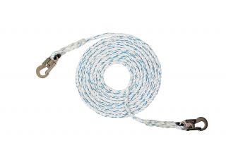 Palmer Safety Fall Protection 100' Vertical Rope Lifeline with One Locking  Snap Hook I 5/8 Diameter Co-Polymer Twisted Rope I Ideal use for Climbing