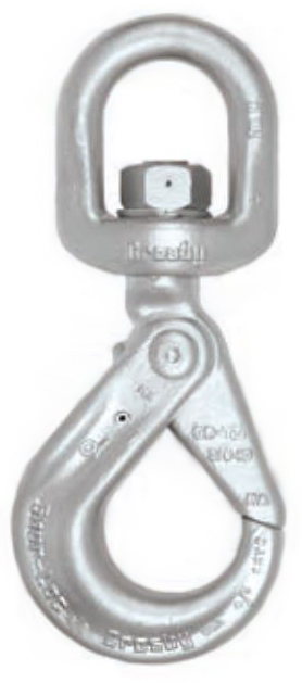 Crosby SHUR-LOC Swivel Hooks 5/8'',16mm, 18,100 lb Working Load