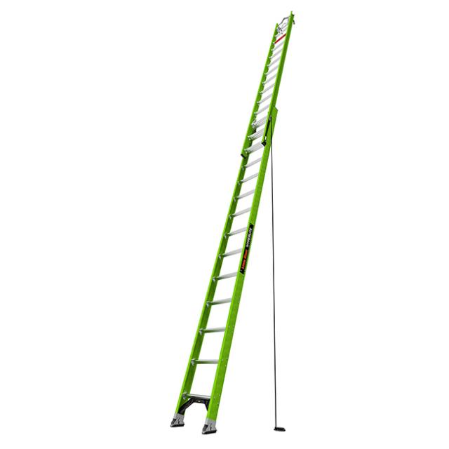 Little Giant Ladders Hyperlite Fiberglass Extension Ladders With Cable ...