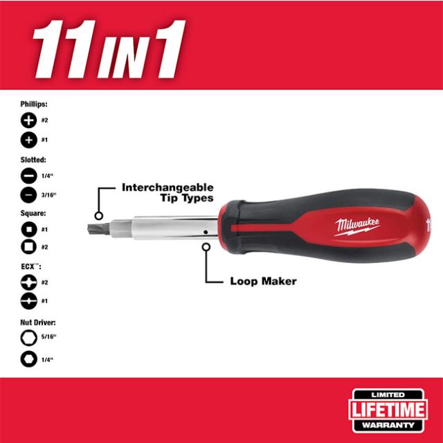 Milwaukee 11in1 Screwdriver ECX