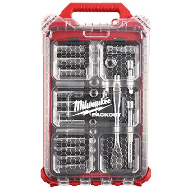 Milwaukee Ratchet and Socket Set with PACKOUT