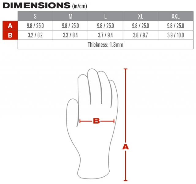 MaxiDry Ultra Lightweight 3/4 Dip Nitrile Grip Gloves (12 Pairs)