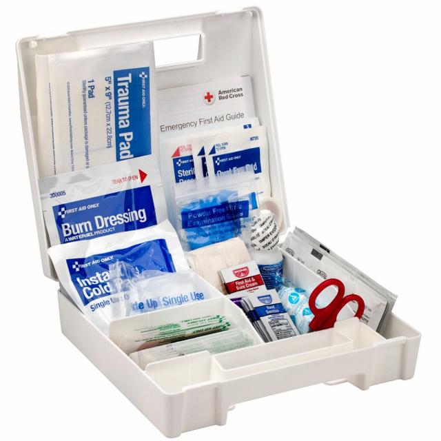 First Aid Only ANSI A 25 Person Plastic ANSI 2021 Compliant First Aid ...