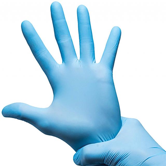 Ironclad CleanFit 5 Mil Blue Disposable Nitrile Gloves (Box of 100 ...