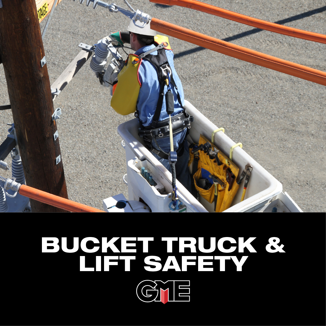 bucket truck and manlift safety with gme supply