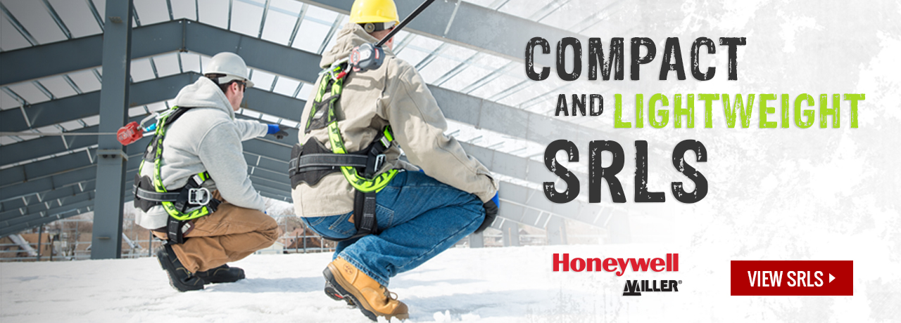 Self-retracting lifelines from Miller Fall Protection (Honeywell) at GME Supply