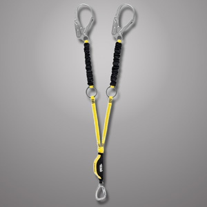 Single Leg and Twin Leg Shock Absorbing Lanyards  Fall Arrest Protection  Equipment & Safety Gear - GME Supply