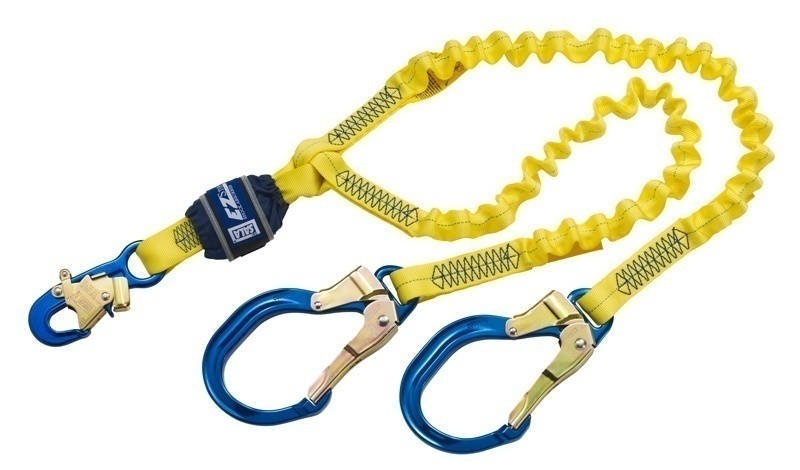 DBI Sala 1246193 EZ-STOP Shock Absorbing Lanyard with Aluminum Hooks from GME Supply