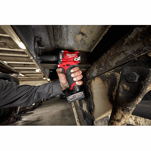 Milwaukee M12 FUEL 1/2” Stubby Impact Wrench w/ Pin Detent Kit