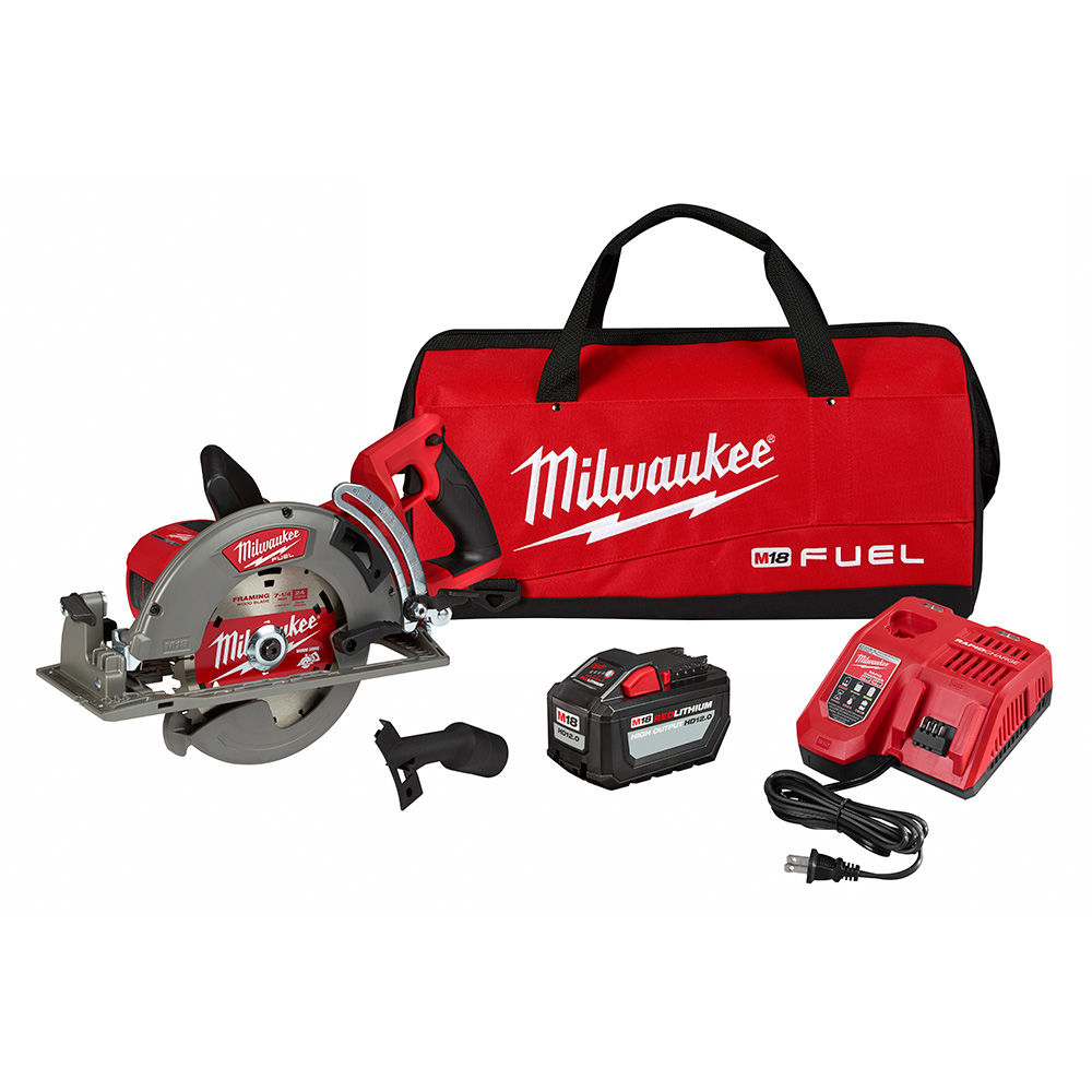 Milwaukee M18 Fuel 7 14 Inch Rear Handle Circular Saw Kit 