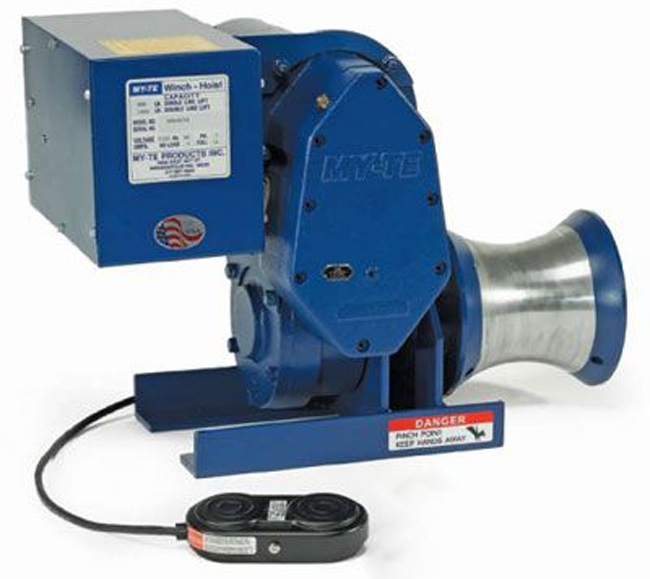 300AB My-Te Utility Capstan Electric Winch-Hoist, 115 Volt AC from GME Supply