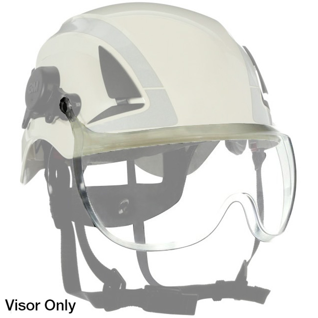 3M™ SecureFit™ X5000 Series Safety Helmet Short Visor X5-SV01, Clear,  Anti-Fog/Anti-Scratch, 10/Case
