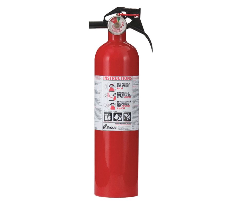 Kidde 2.5lb FA110 ABC Fire Extinguisher with UL Hanger