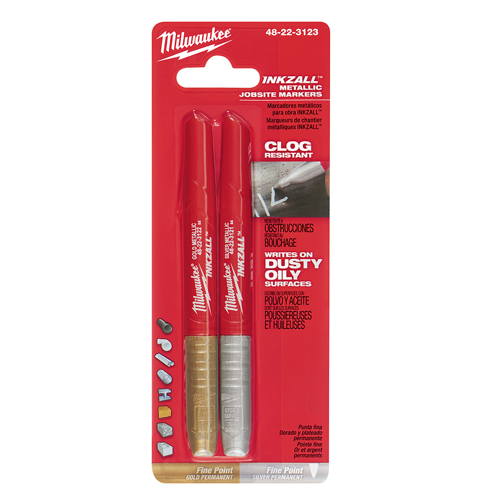 Milwaukee INKZALL Black Fine Point Jobsite Permanent Marker (72-Pack)