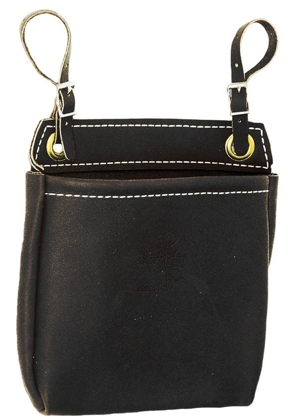 Buckingham Leather Nut and Bolt Bag - Black from GME Supply