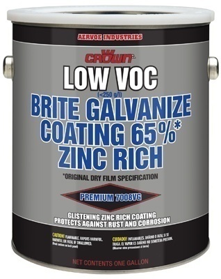 7008VG Crown Low VOC Brite Galvanizing Coating - 1 Gallon from GME Supply
