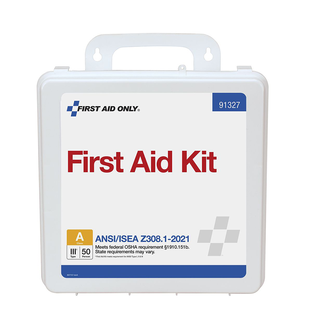 First Aid Only Ansi A 50 Person Plastic Ansi 2021 Compliant First Aid 