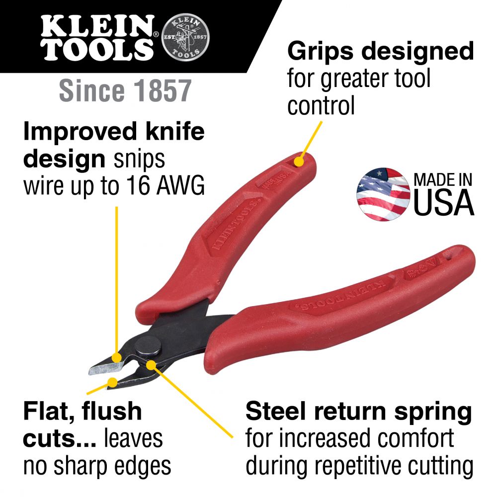 Klein Tools D275-5 5 Inch Lightweight Flush Cutter from GME Supply
