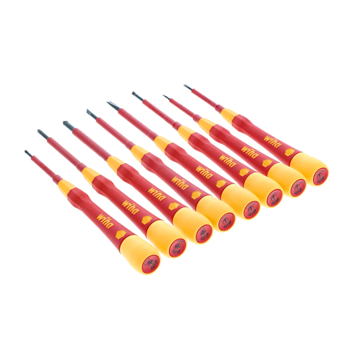 Wiha Tools 8-Piece Insulated PicoFinish Precision Screwdriver Set from GME Supply