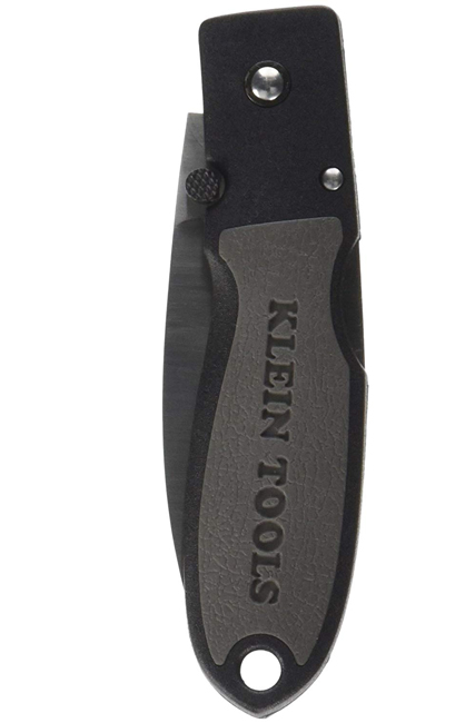 Klein Tools 44003 Pocket Knife, Lockback, Nylon Handle w/Rubber Insert from GME Supply