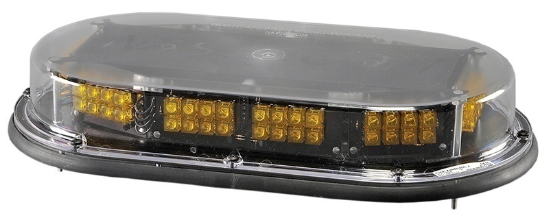 North American Signal Low Profile Mini LED Bar - Permanent Mount - Amber from GME Supply