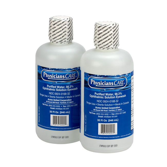 Pac-Kit Eye Wash Station - Twin 32 oz. from GME Supply
