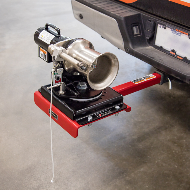 Thern 1,000 lb Capstan Winch with Swivel Mount